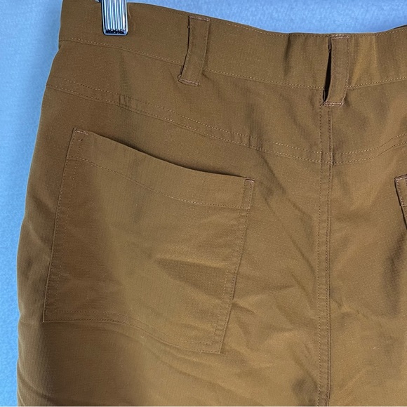 Roscoe outdoor hiking shorts ripstop lightweight nylon brown short women’s 33 - Picture 9 of 12